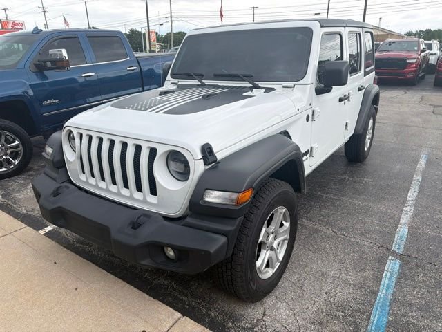 Used 2022 White Jeep Unlimited Sport S image 2