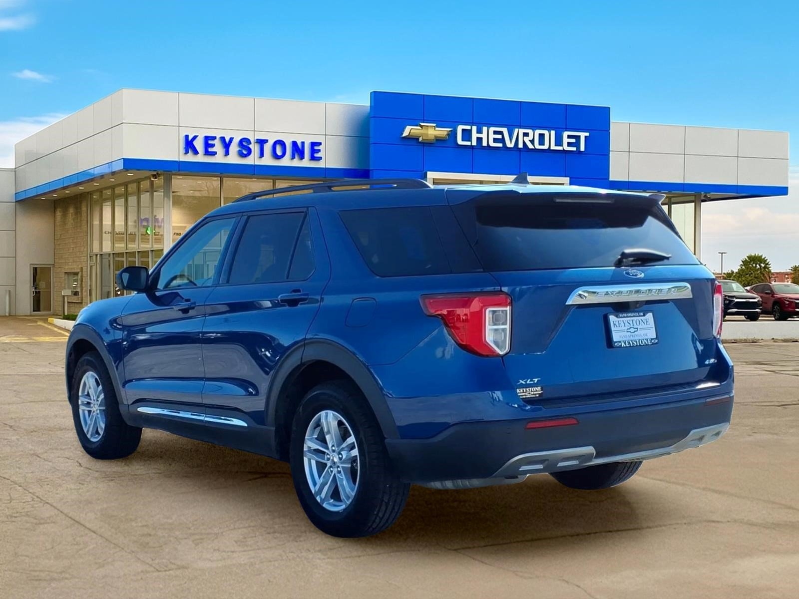 Used 2021 Blue Ford XLT image 5