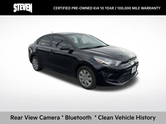 Used 2023 Black Kia LX image 1