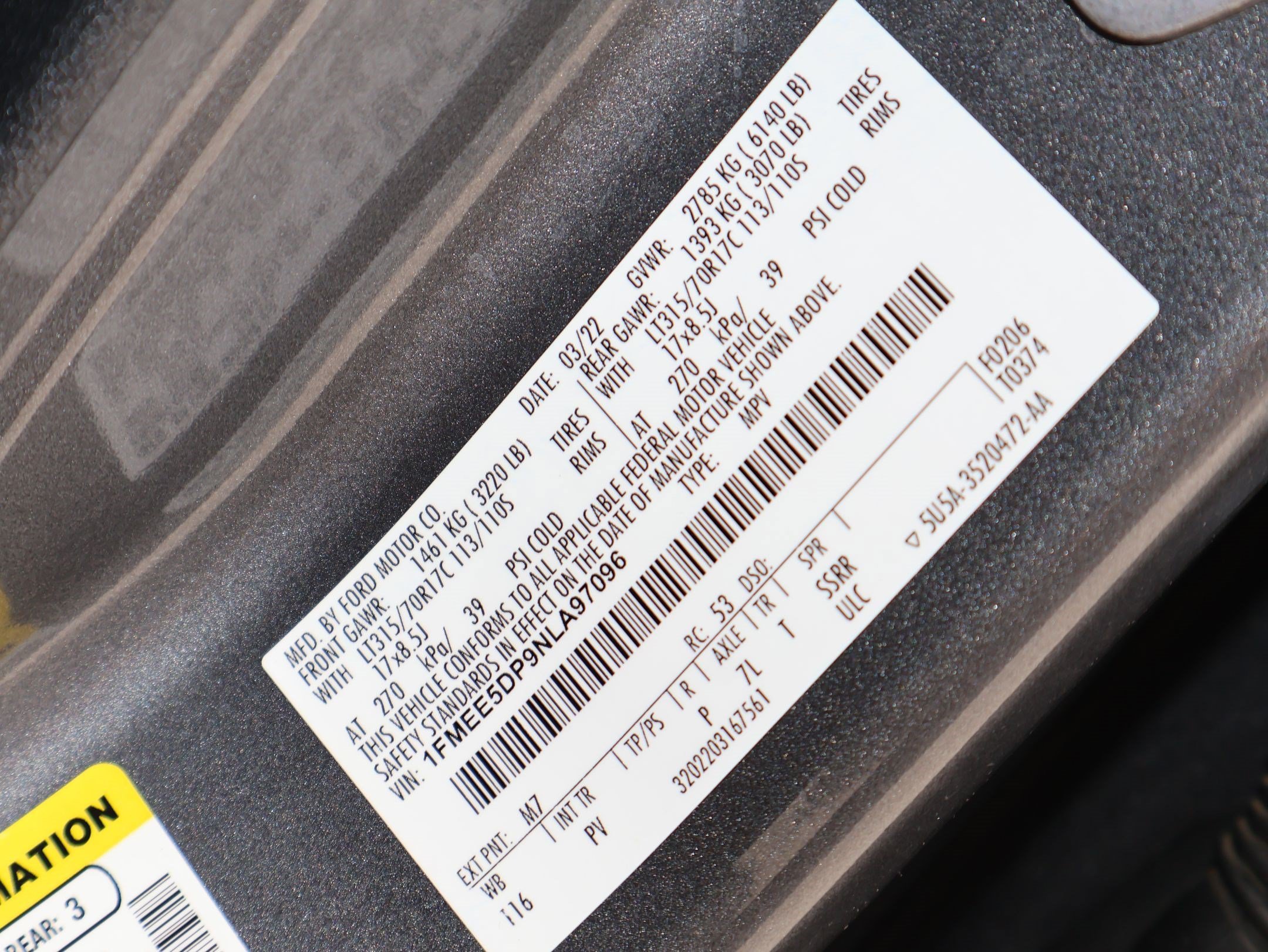 Used 2022 Gray Metallic Ford Base 4 Door Advanced 4x4 image 31