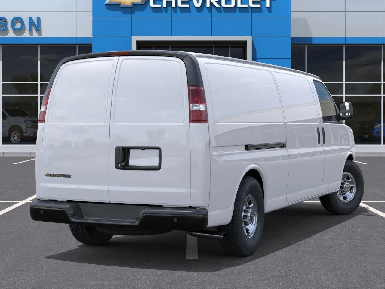 New 2025 White Chevrolet Work Van image 4