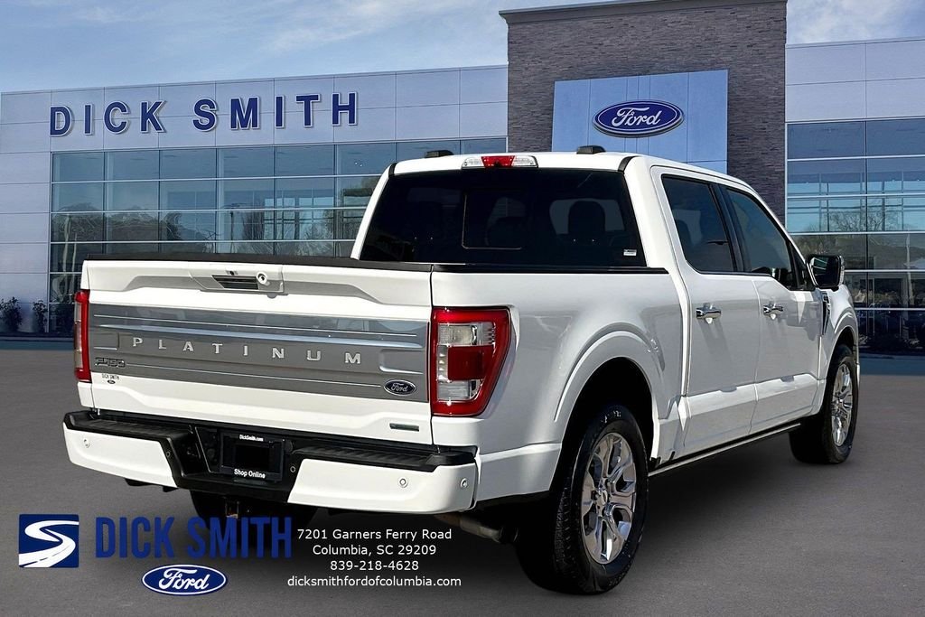 Certified Used 2021 White Metallic Ford Platinum image 6