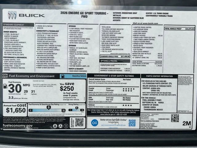 2026 Buick Encore GX Sport Touring - Photo 21