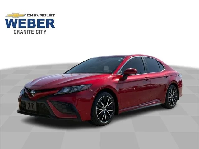 Used 2021 Black Toyota SE image 1