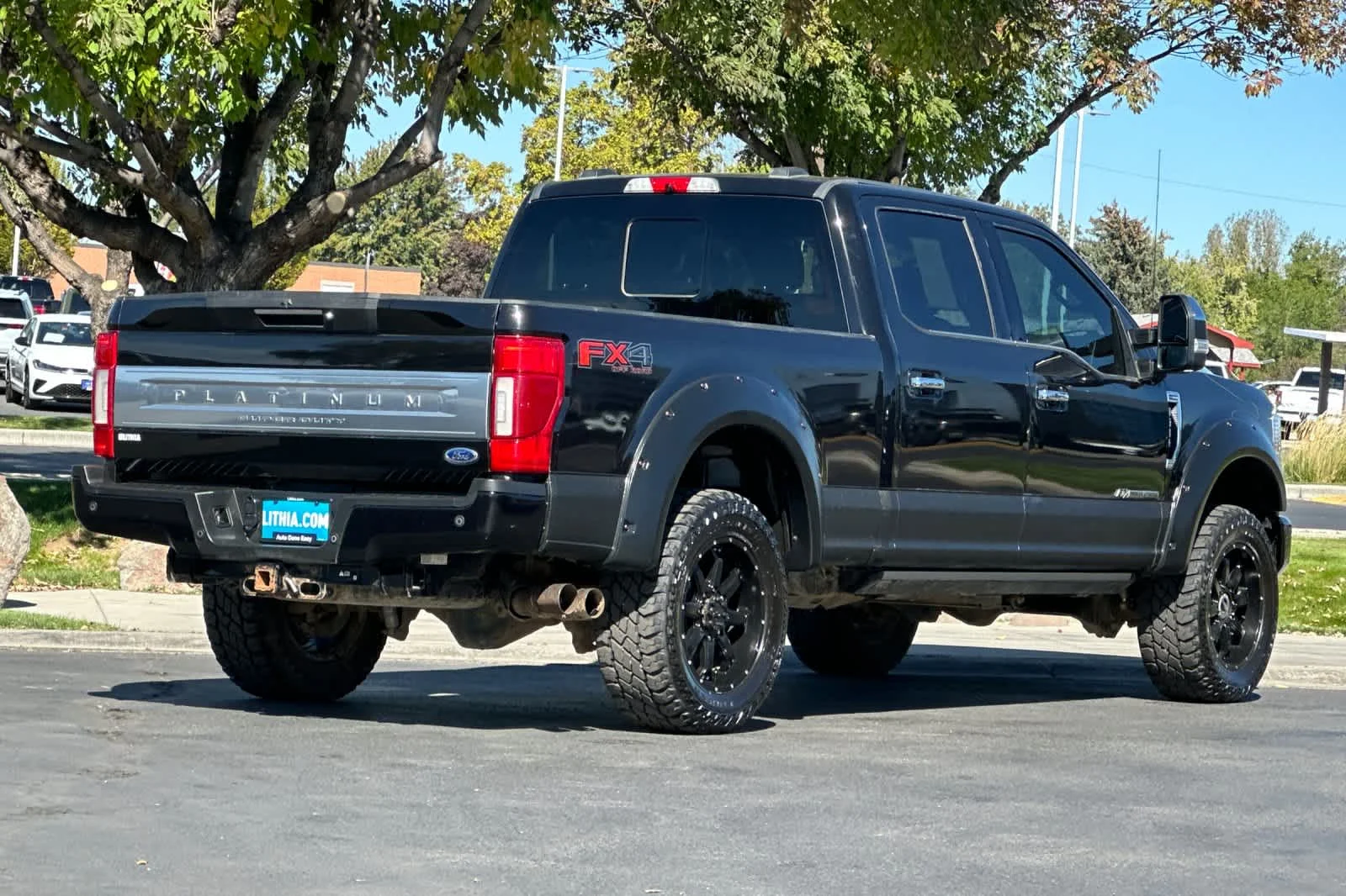 Used 2020 Agate Black Metallic Ford Platinum image 2