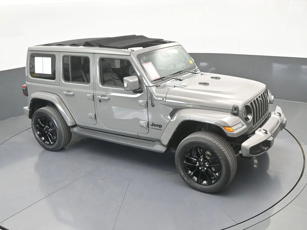 Used 2022 Sting-Gray Clearcoat Jeep Unlimited Sahara High Altitude image 58