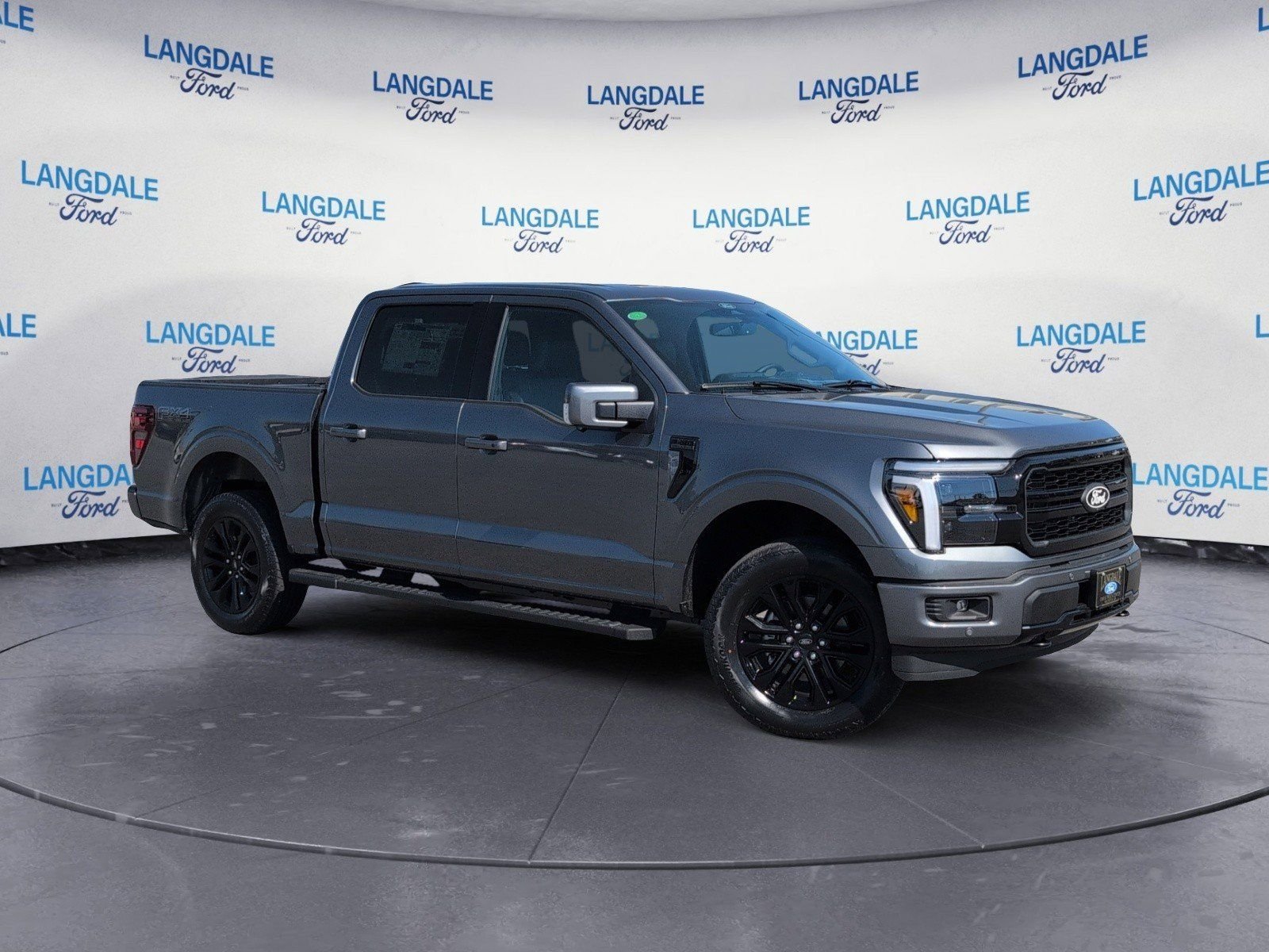 New 2026 Carbonized Gray Metallic Ford Lariat image 2