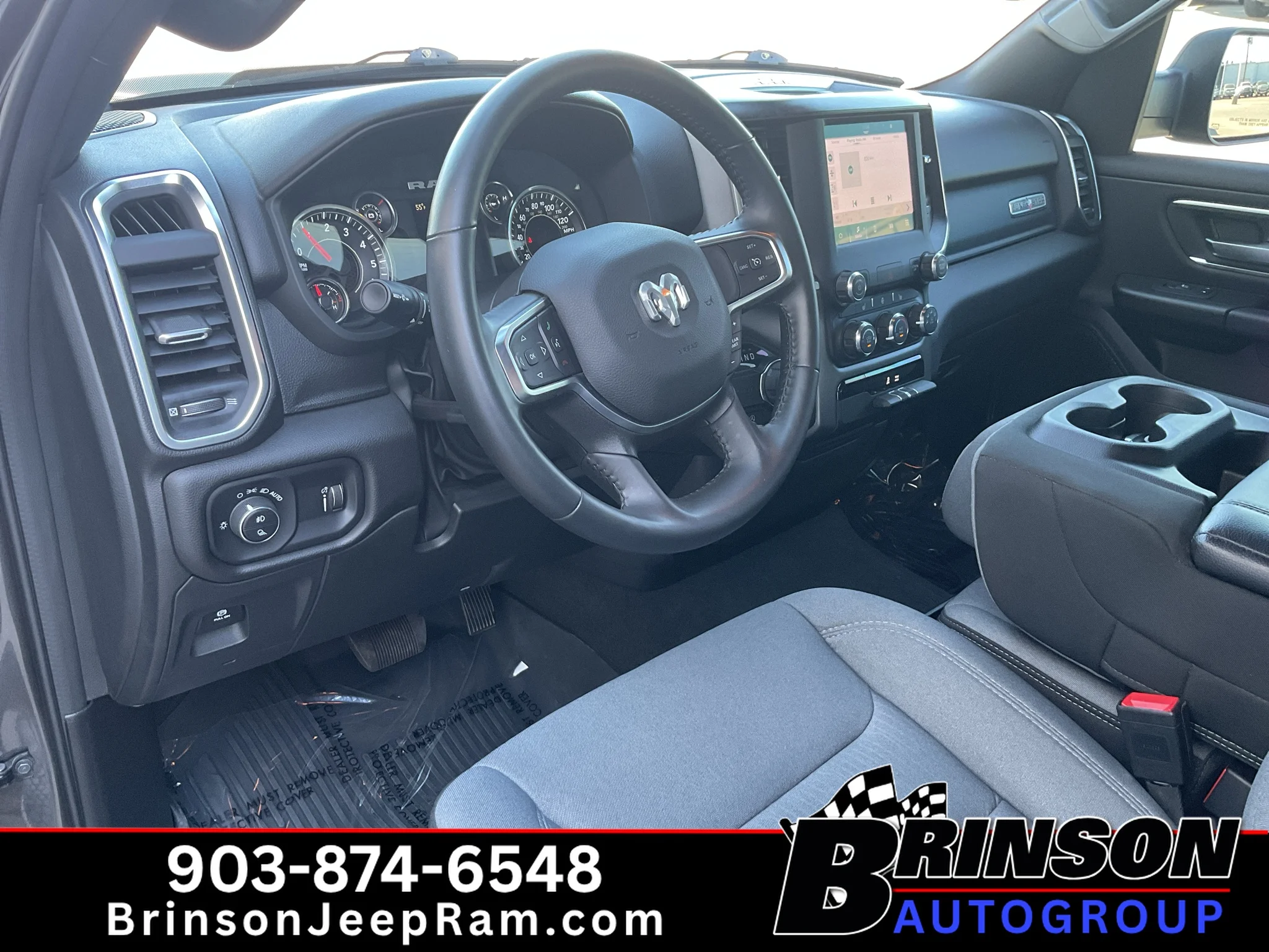 Used 2024 Granite Crystal Metallic Clearcoat Ram Lone Star image 25