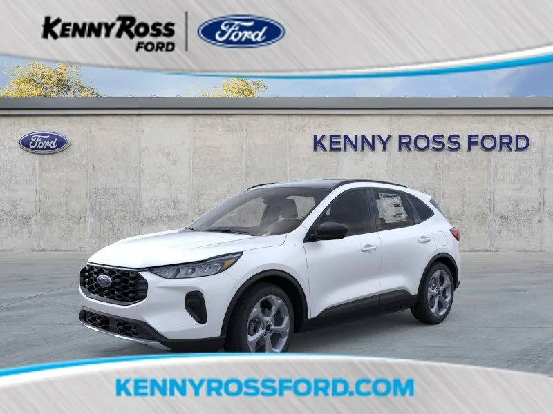 New 2025 Star White Metallic Tri-coat Ford ST-Line image 1