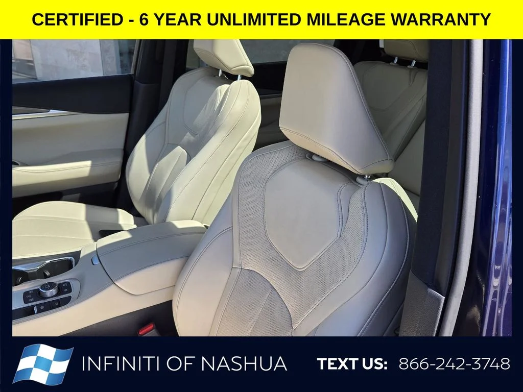 Certified Used 2023 Blue INFINITI LUXE image 10