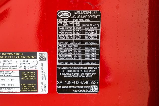Certified Used 2025 Red Land Rover S image 72