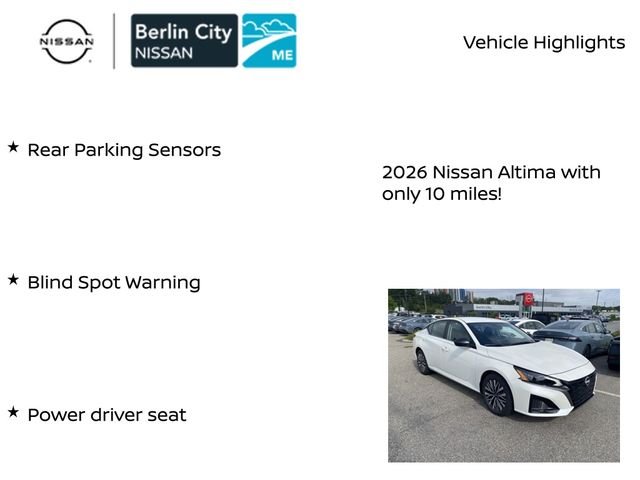 New 2026 Pearl White Nissan 2.5 SV image 7