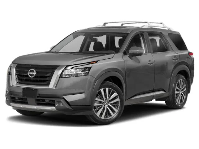 Used 2022 Pearl White Tricoat/Super Black Nissan Platinum image 4