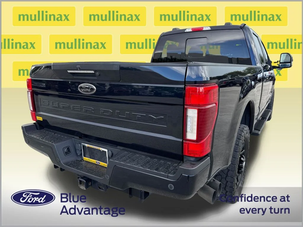 Certified Used 2021 Blue Ford Lariat image 4
