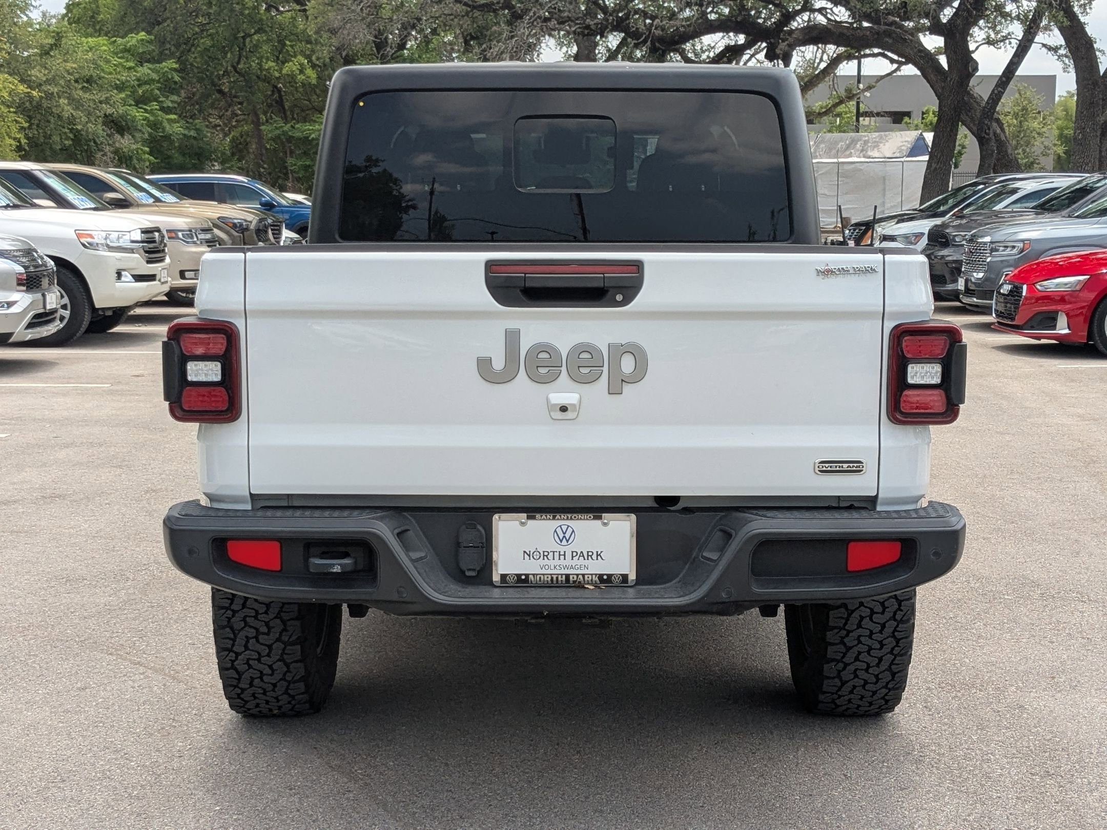 Used 2020 Bright White Clearcoat Jeep Overland image 4
