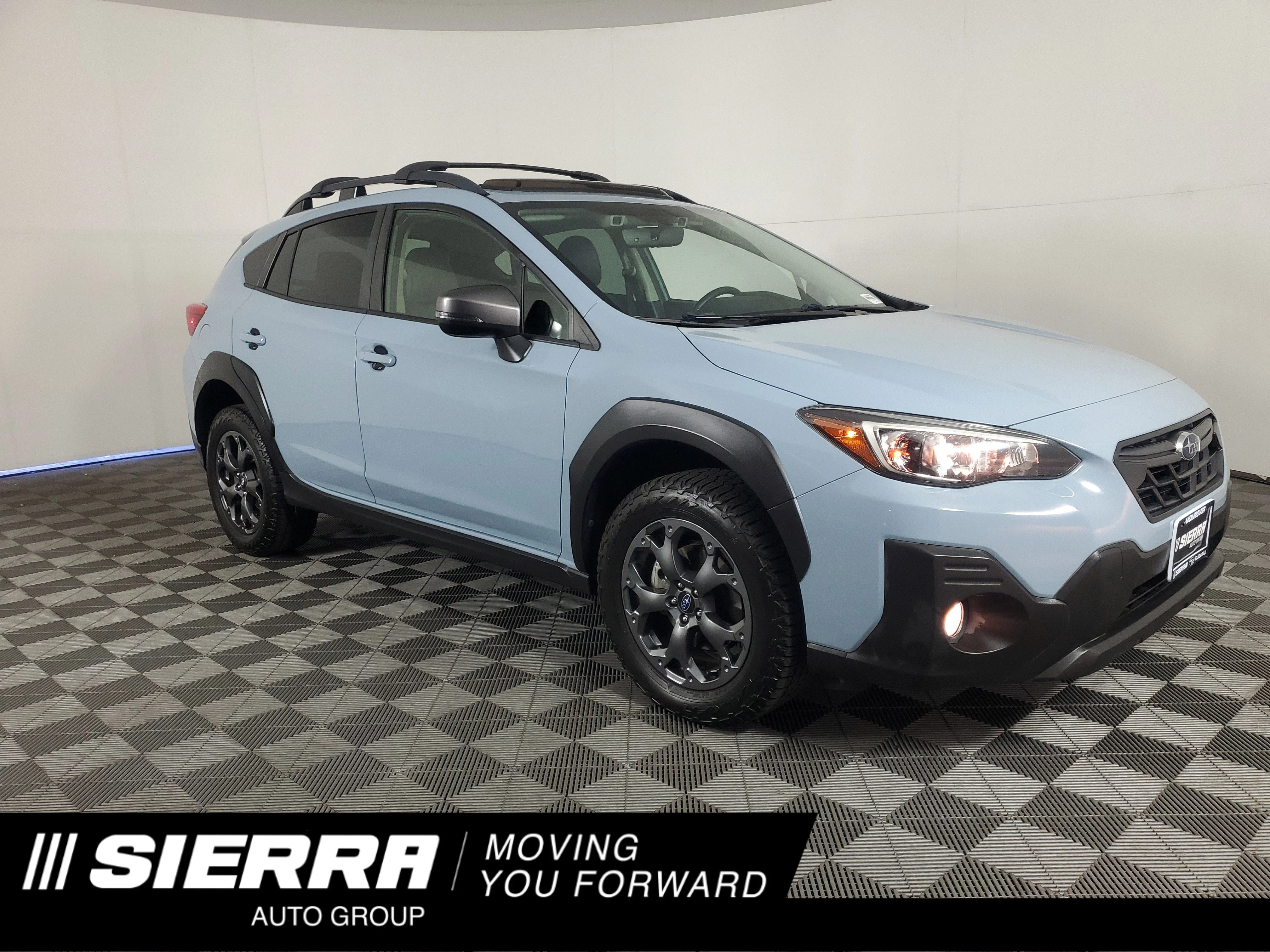 Used 2021 Cool Gray Khaki Subaru Sport image 1