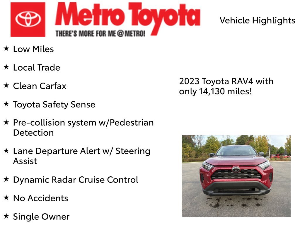Used 2023 Red Toyota LE image 8