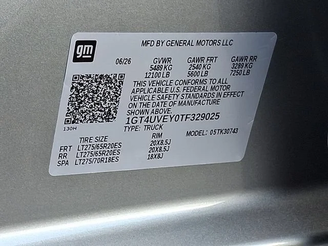 New 2026 Sterling Metallic GMC AT4 image 21
