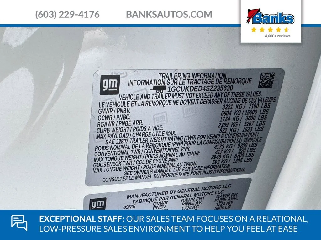 Certified Used 2025 Summit White Chevrolet LT image 10