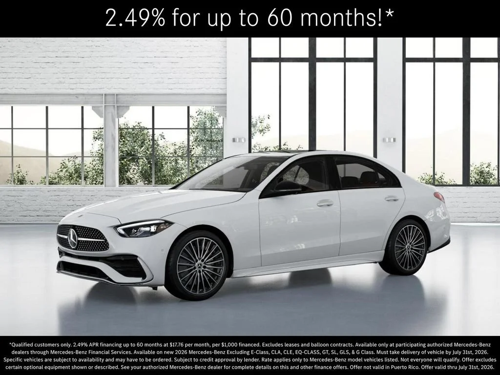 New 2026 Polar White Mercedes-Benz C 300 image 80