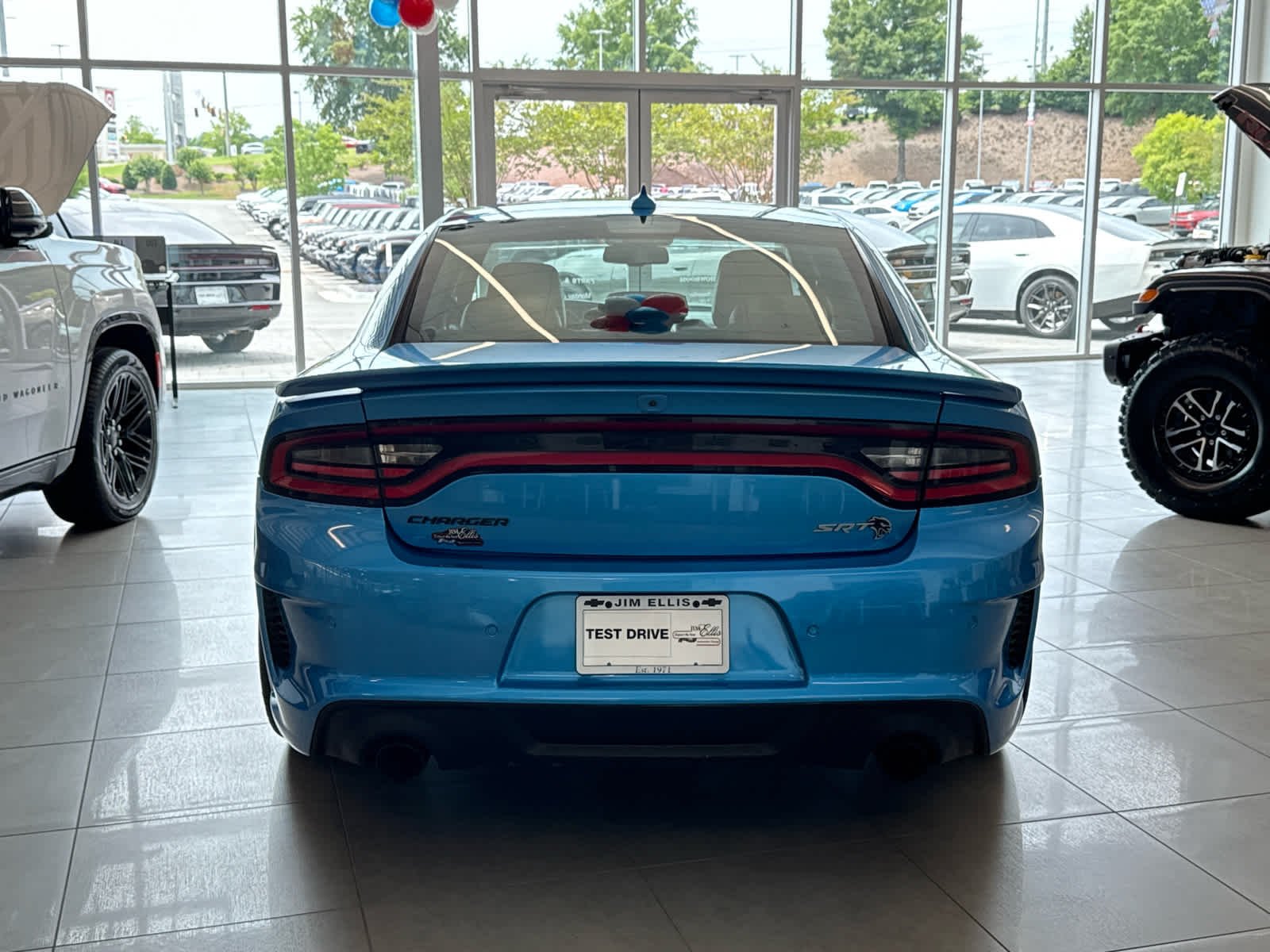 Used 2023 B5 Blue Pearlcoat Dodge SRT Hellcat Redeye Wide Jailbreak image 3