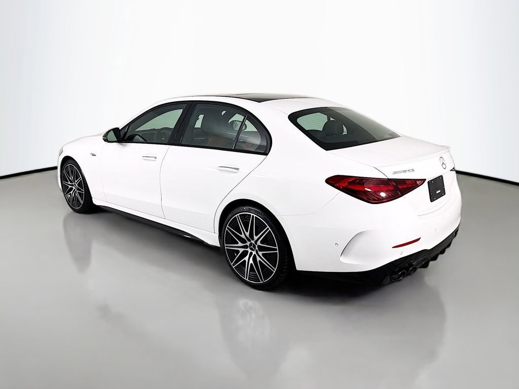 New 2026 Polar White Mercedes-Benz AMG® C 43 4MATIC® Sedan image 36