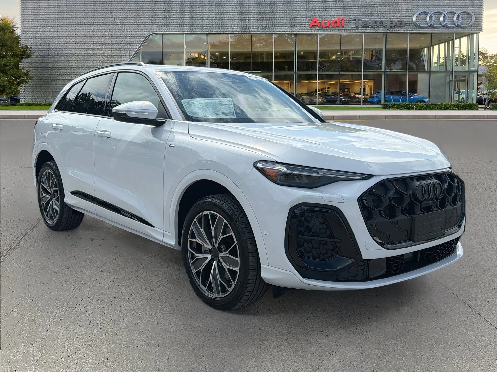 New 2026 Glacier White Metallic Audi Premium Plus image 1