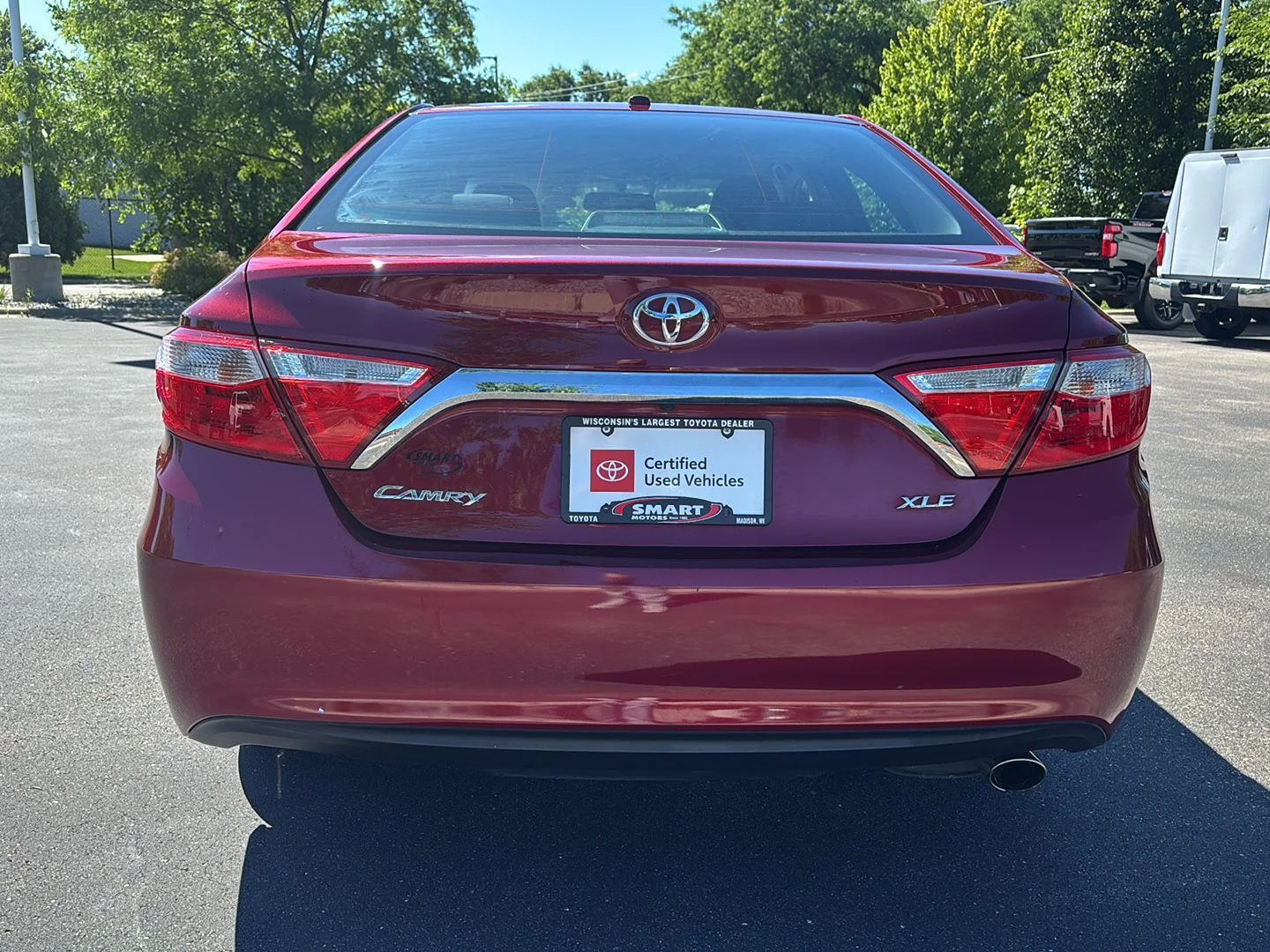 Certified Used 2017 Ruby Flare Pearl Toyota XLE image 17