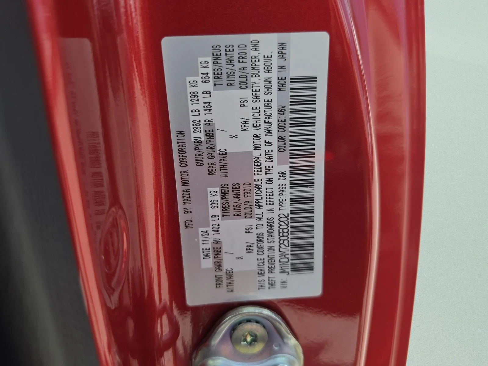 Used 2025 Red Mazda Grand Touring image 35