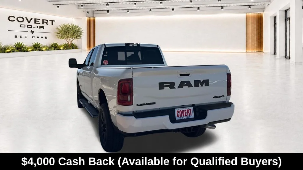 New 2026 Bright White Clear-Coat Exterior Paint RAM Laramie image 8