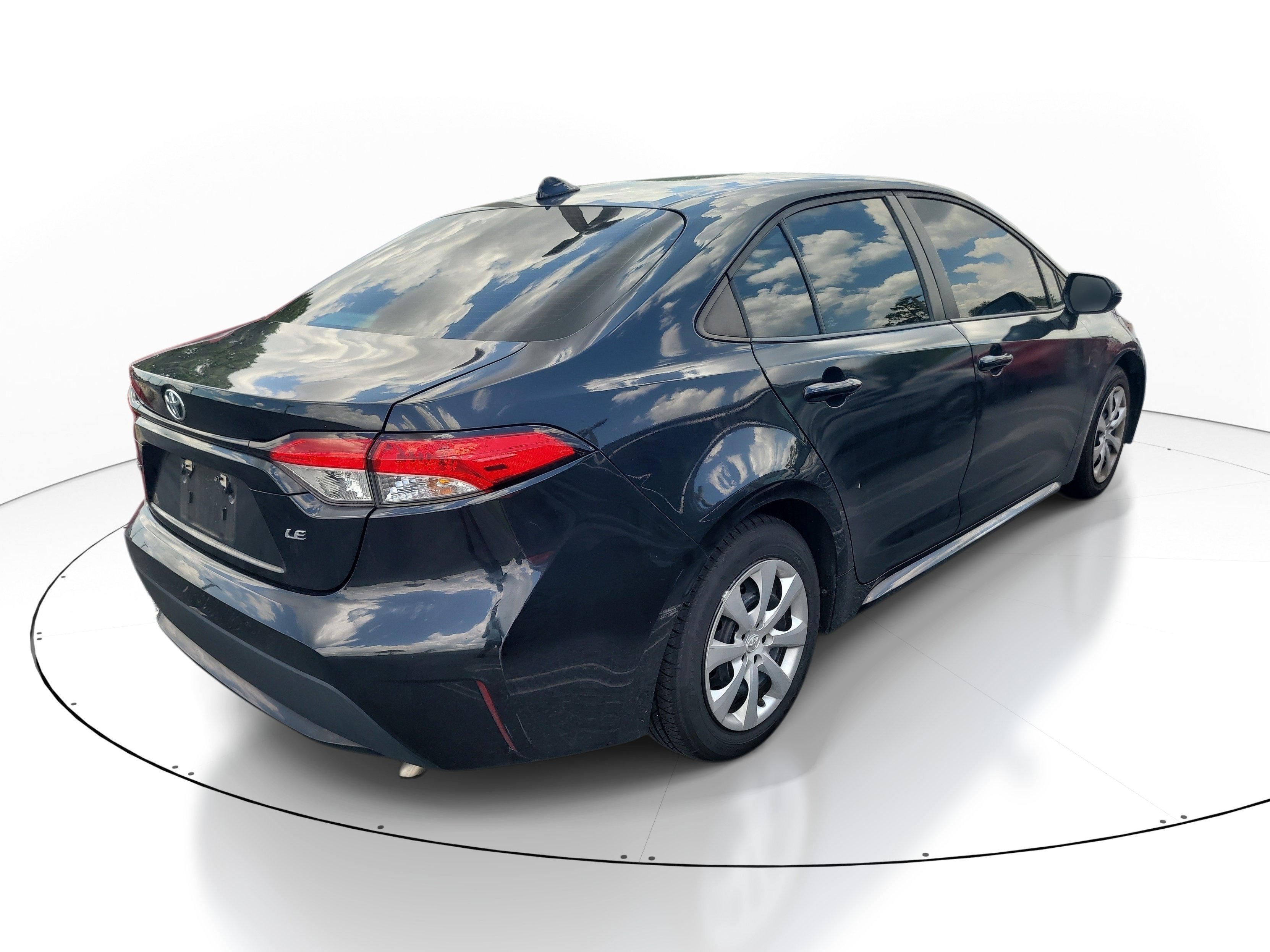 Used 2021 Black Sand Pearl Toyota LE image 6