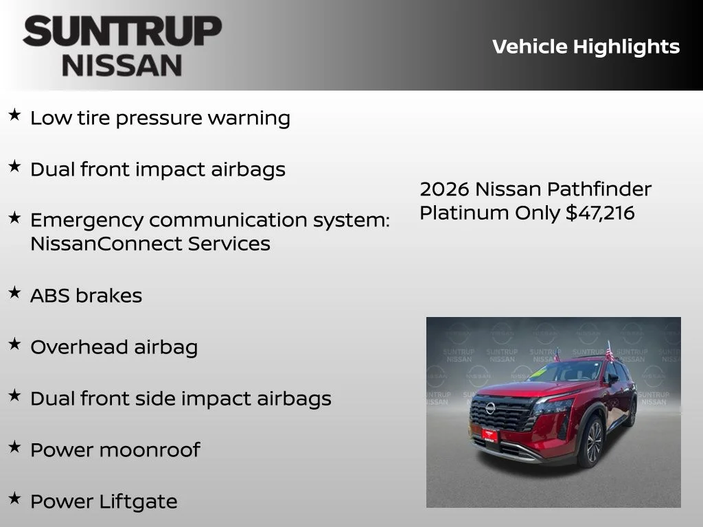 New 2026 Red Nissan Platinum image 23