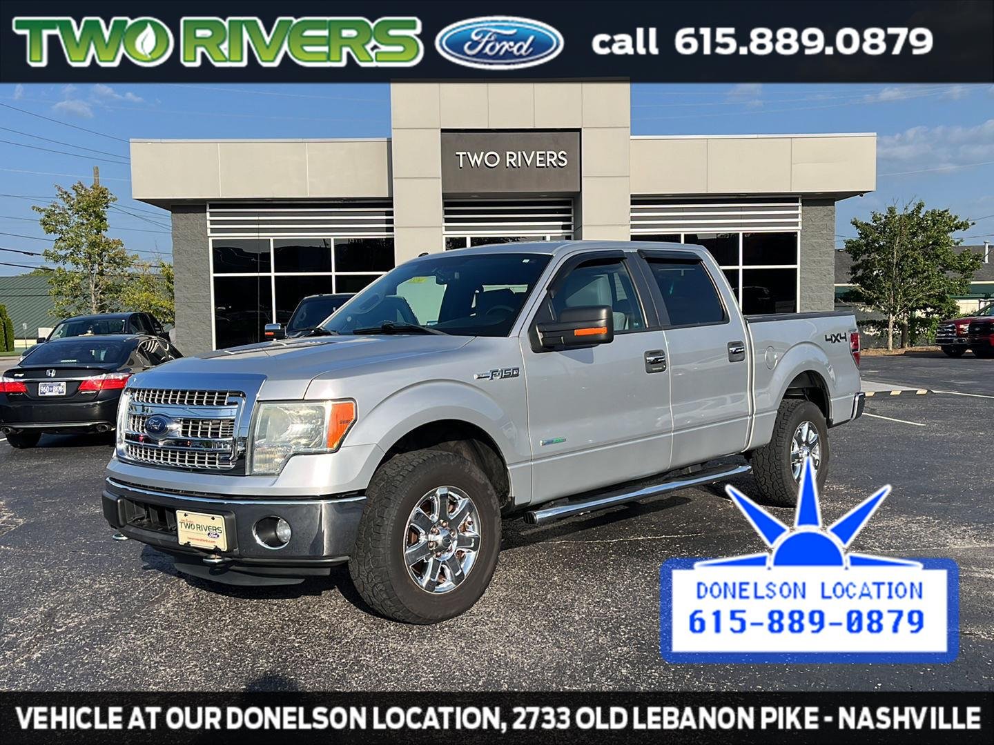 Used 2014 Ingot Silver Metallic Ford XLT image 1