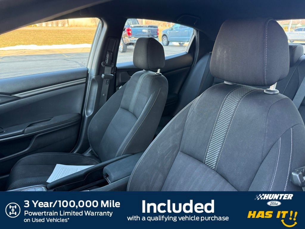 Used 2017 Honda Civic Hatchback LX with VIN SHHFK7H23HU417837 for sale in Marion, IN