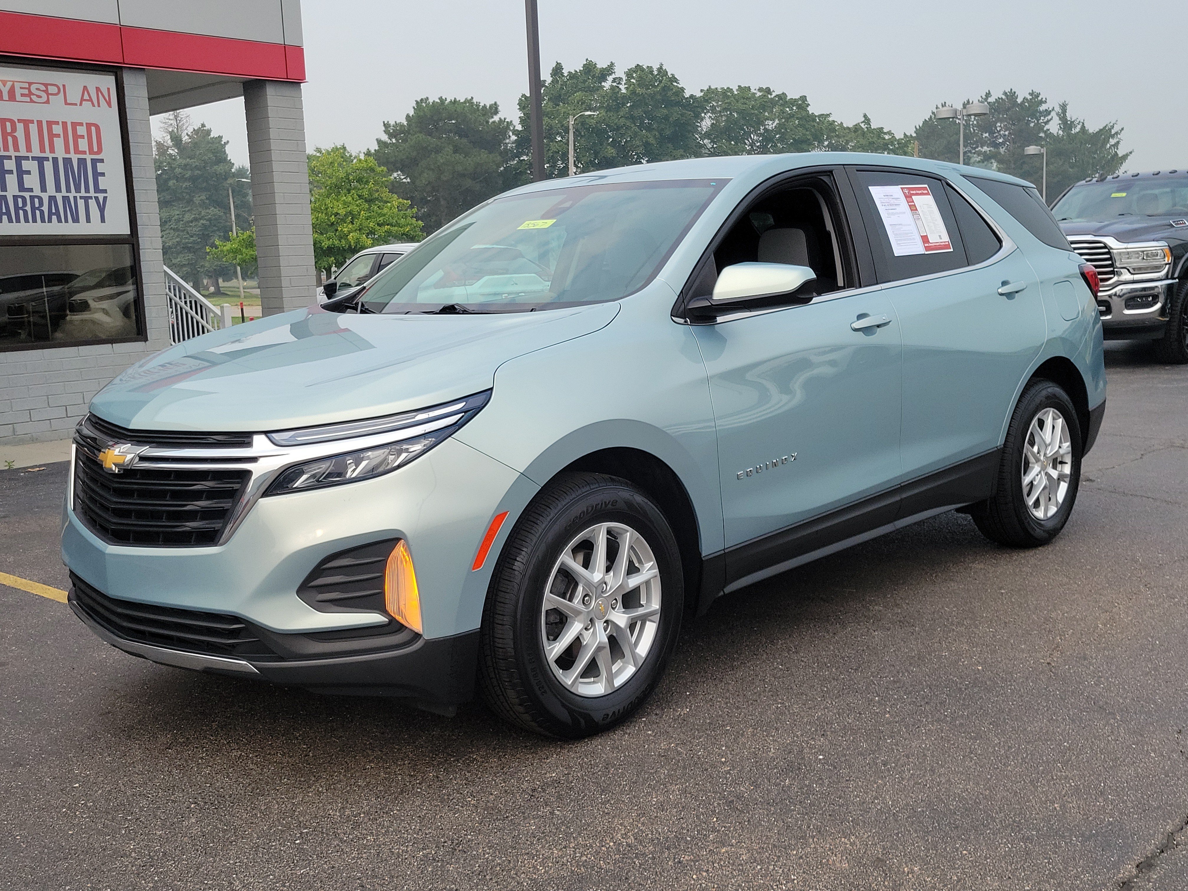 Used 2022 Seaglass Blue Metallic Chevrolet LT image 2