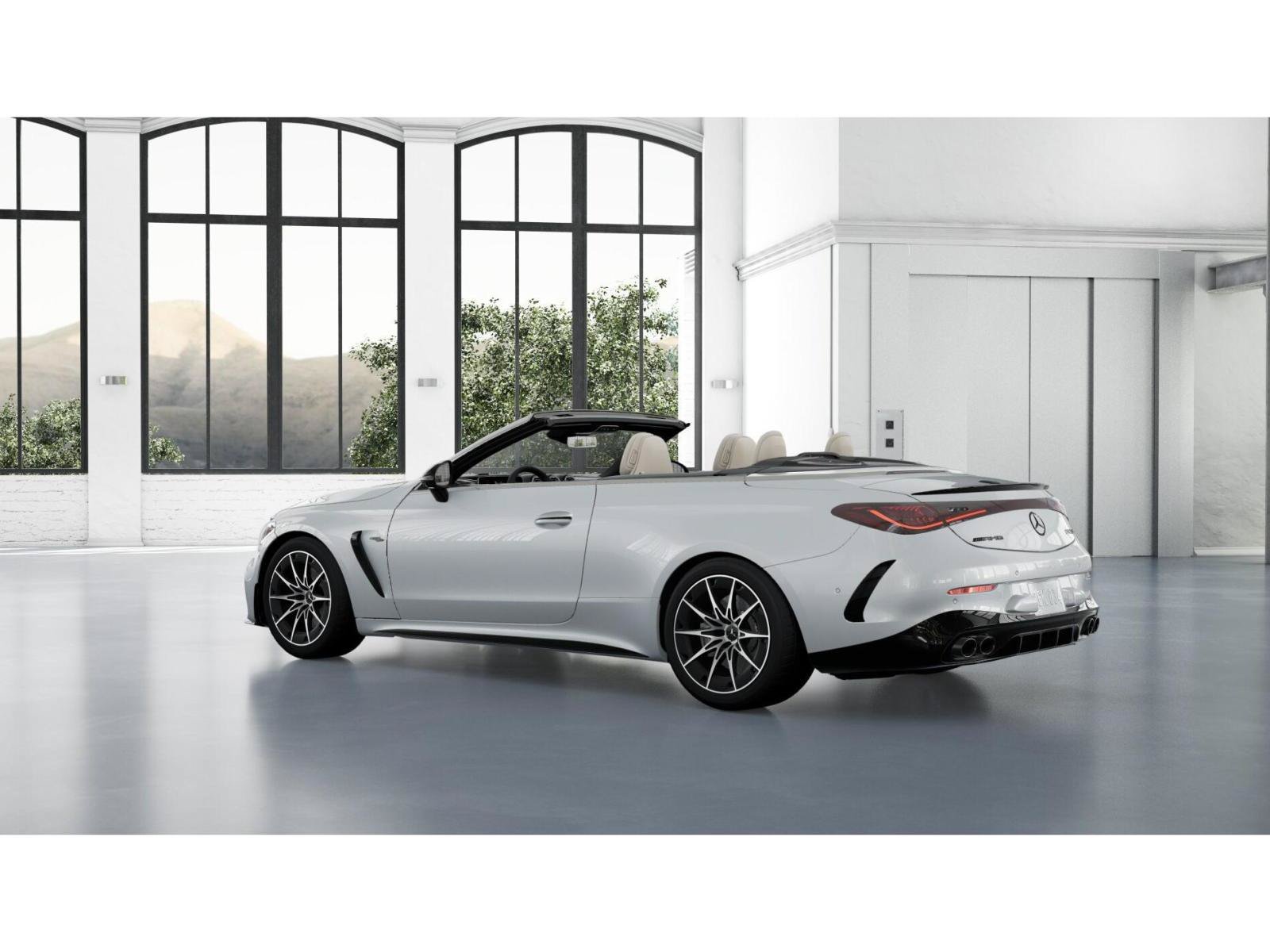 New 2027 MANUFAKTUR Moonlight White Metallic Mercedes-Benz AMG® CLE 53 4MATIC+ Cabriolet image 45