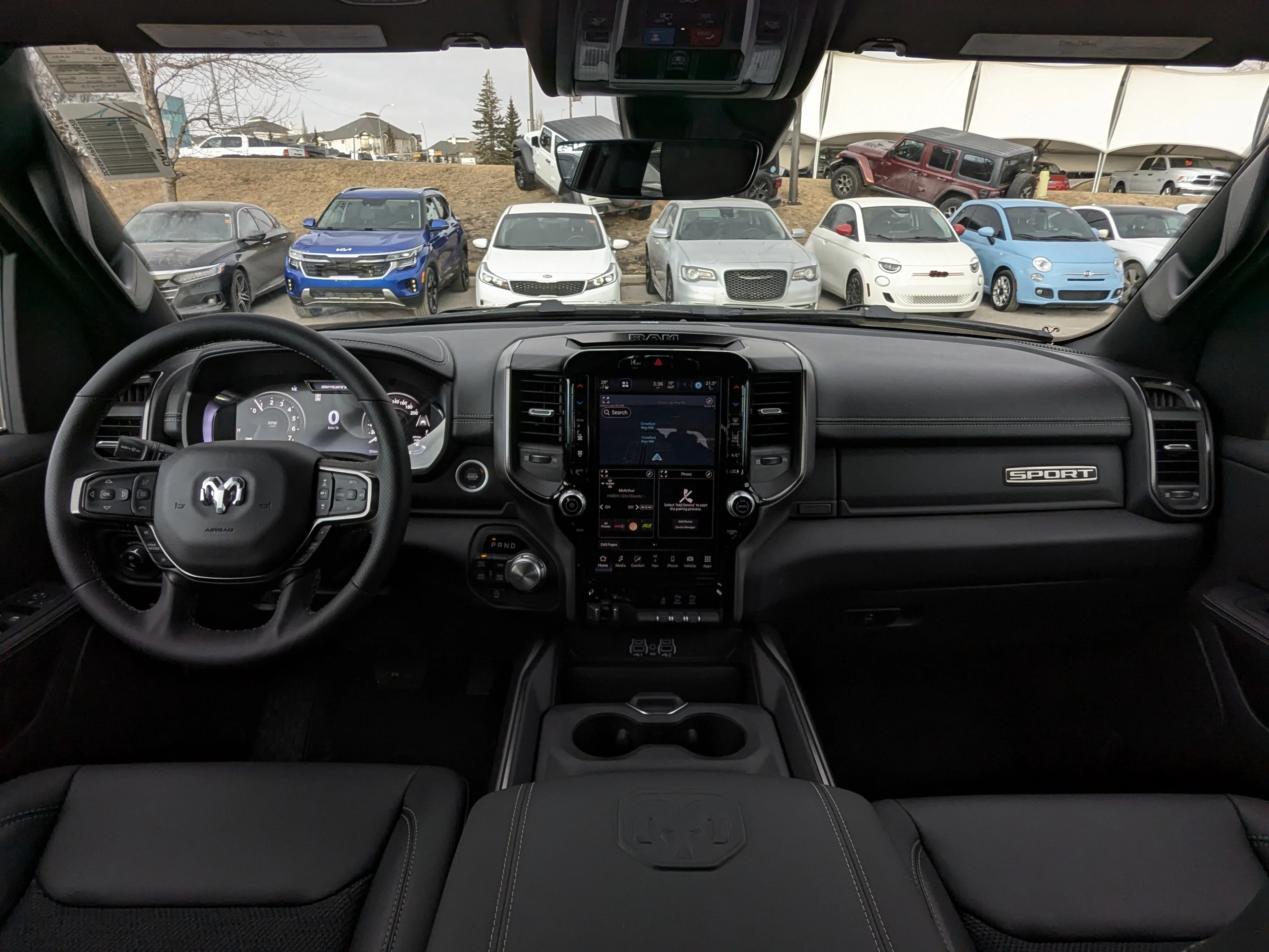 New 2026 Black RAM Sport - 360 Parking Cams - Adaptive Cruise - 12 Display Uconnect 5 W Nav & Tons More! image 27