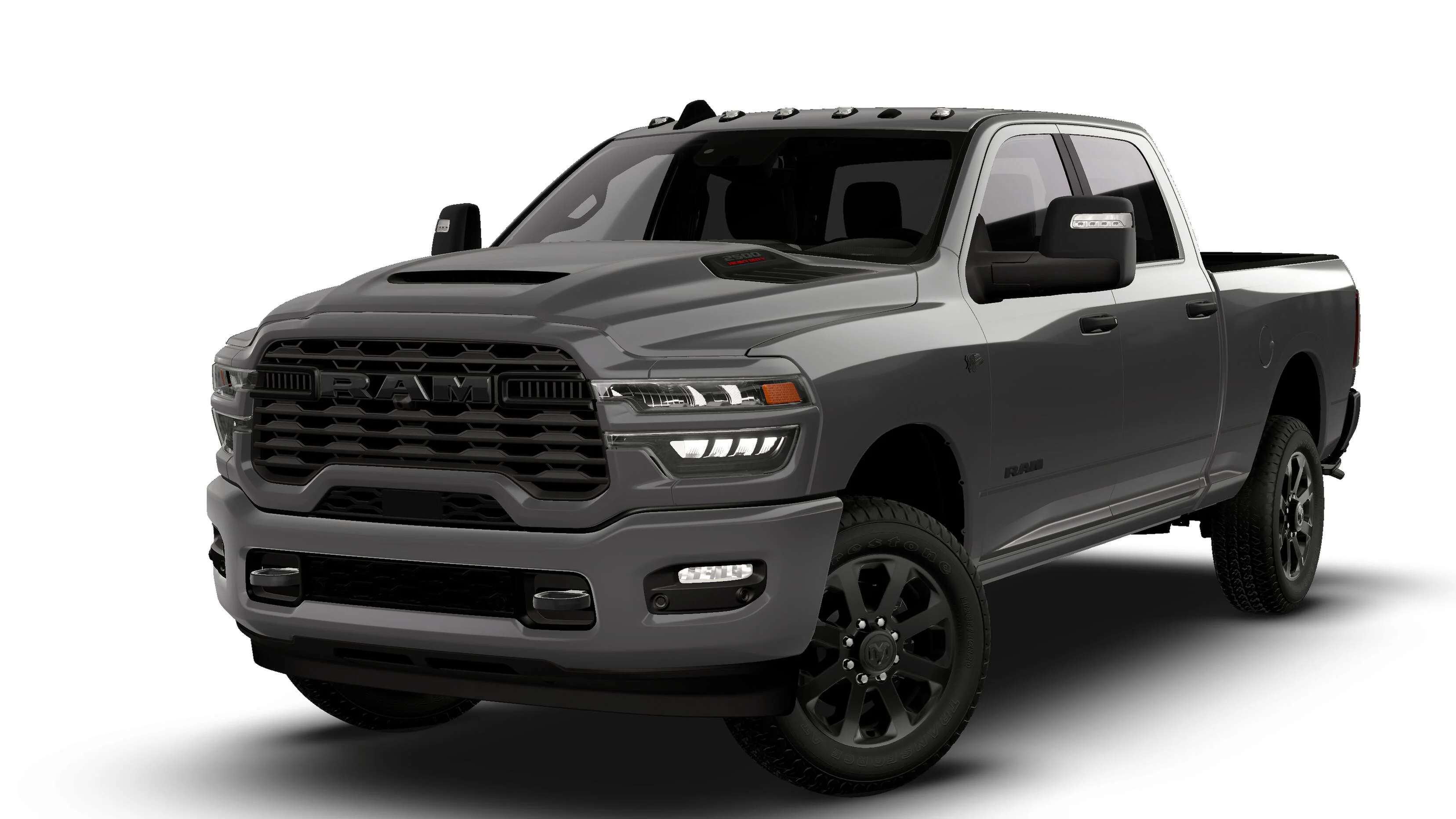 New 2027 Granite Crystal Metallic Clear-Coat Exterior Paint RAM Big Horn image 13