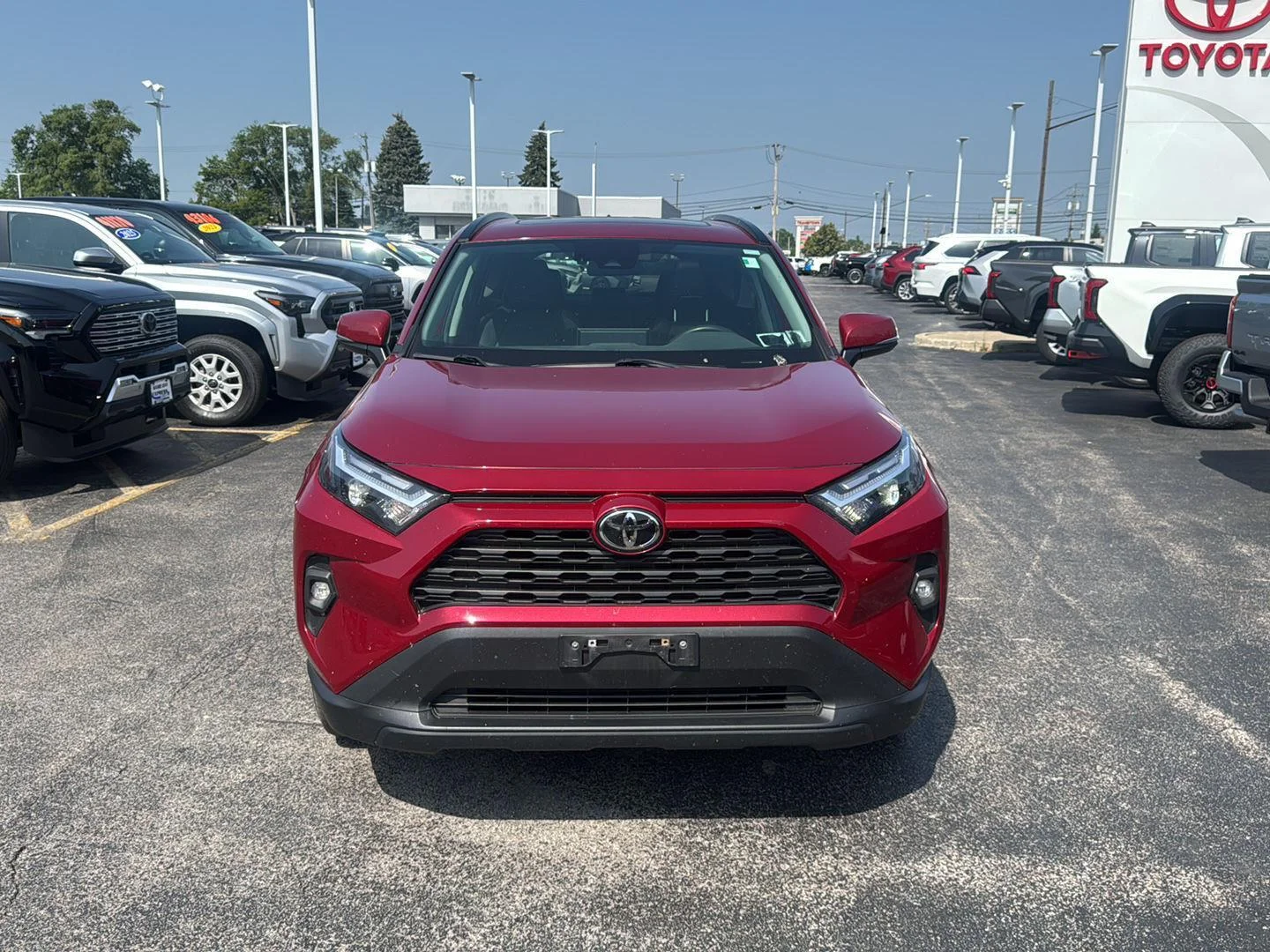 Used 2024 Ruby Flare Pearl Toyota XLE Premium image 2