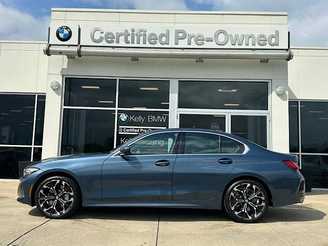 Certified Used 2025 Arctic Race Blue metallic BMW 330i xDrive image 5