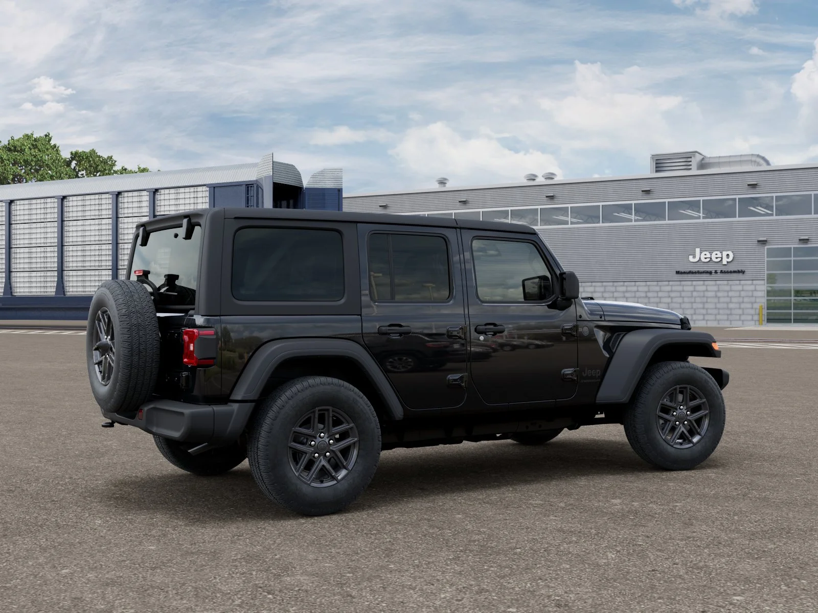 New 2027 Black Clear-Coat Paint Jeep Sport S image 4
