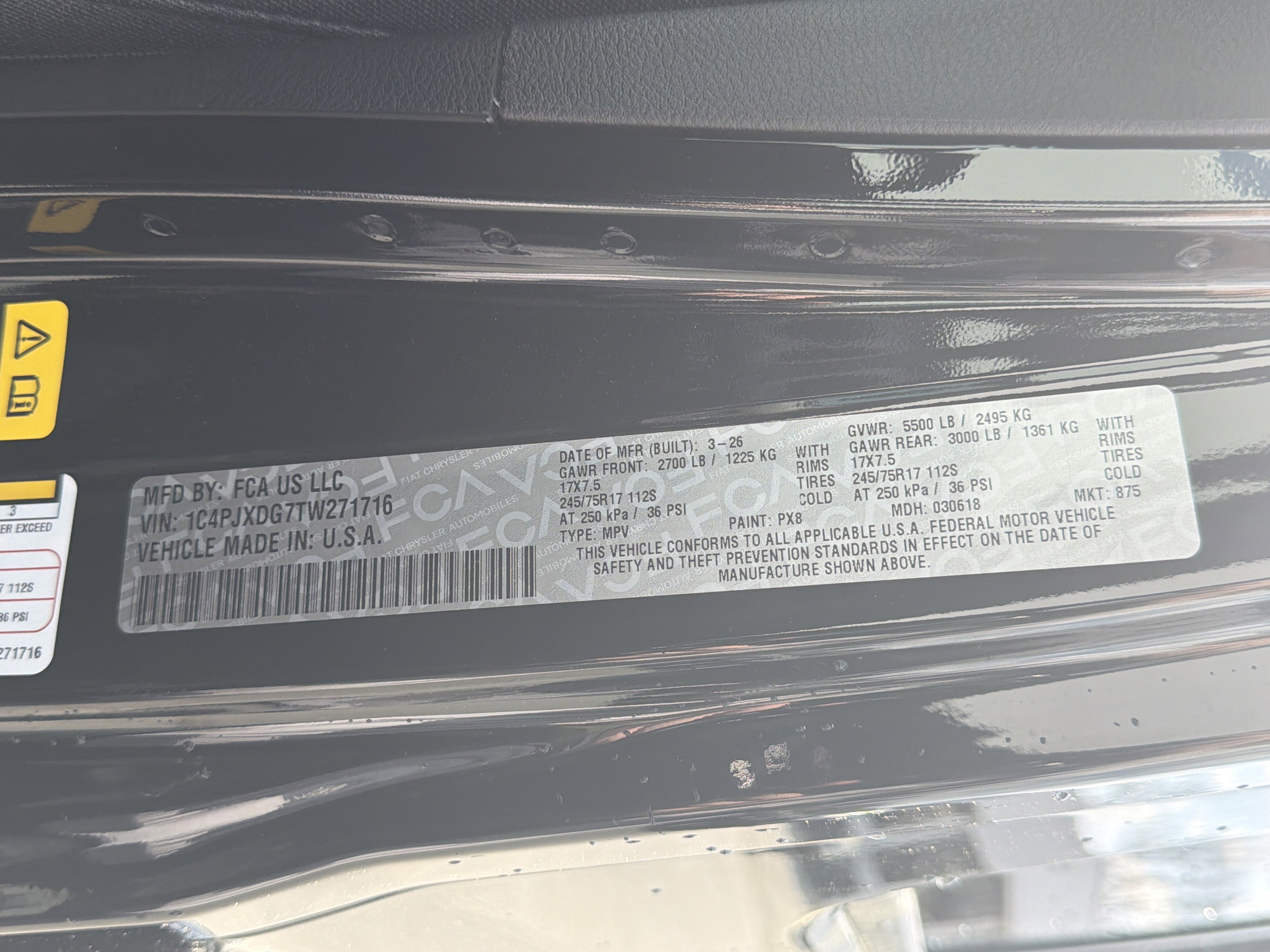 New 2026 Black Clearcoat Jeep Sport S image 38