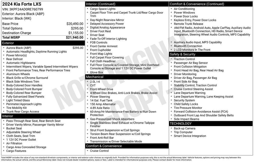 2024 Kia Forte LXS - Photo 46