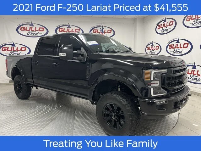 Certified Used 2021 Black Metallic Ford Lariat image 1