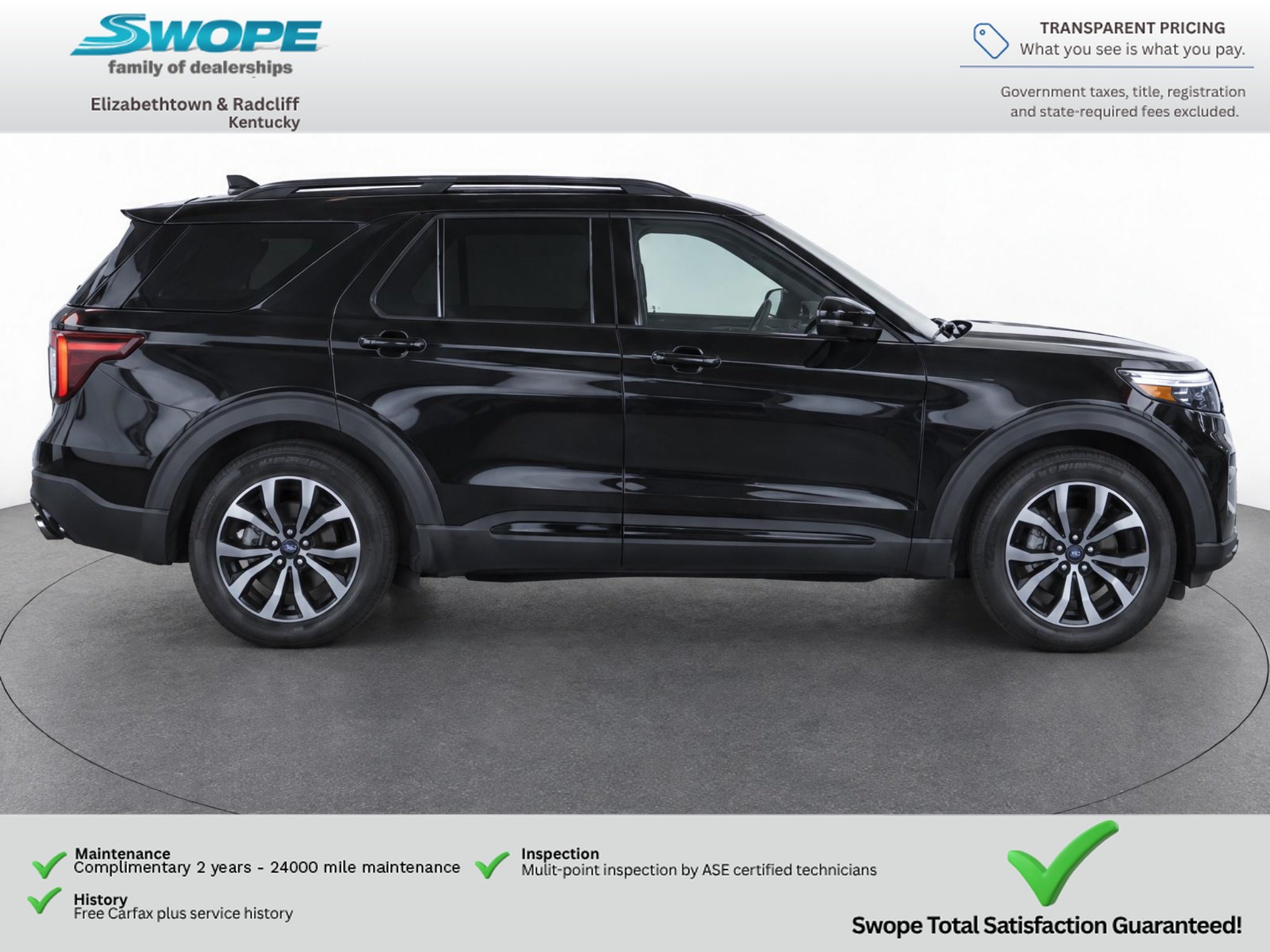Used 2020 Agate Black Metallic Ford ST image 4