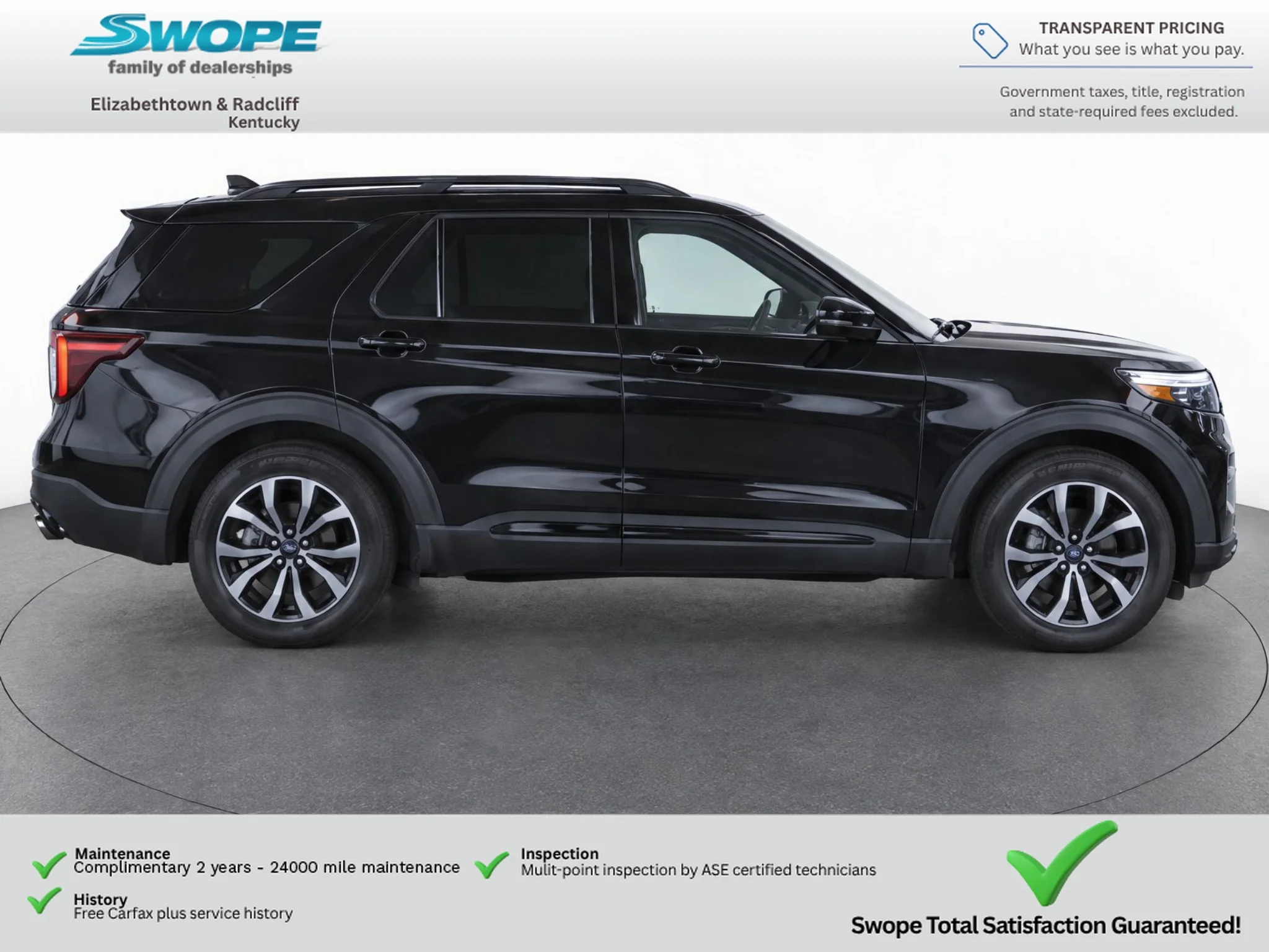 Used 2020 Agate Black Metallic Ford ST image 4