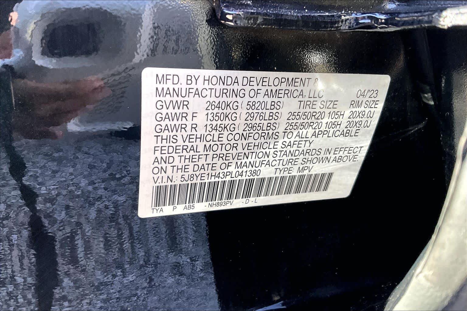 Certified Used 2023 Majestic Black Pearl Acura SH-AWD TECH image 33
