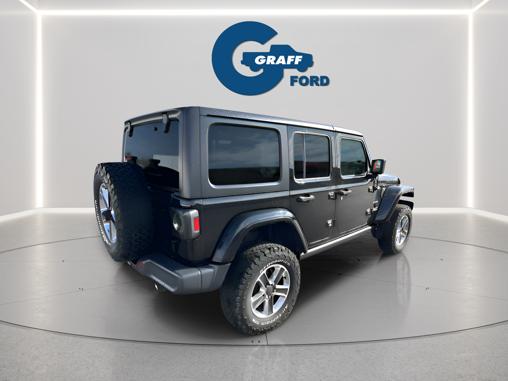 Used 2018 Black Jeep Unlimited Sahara image 5