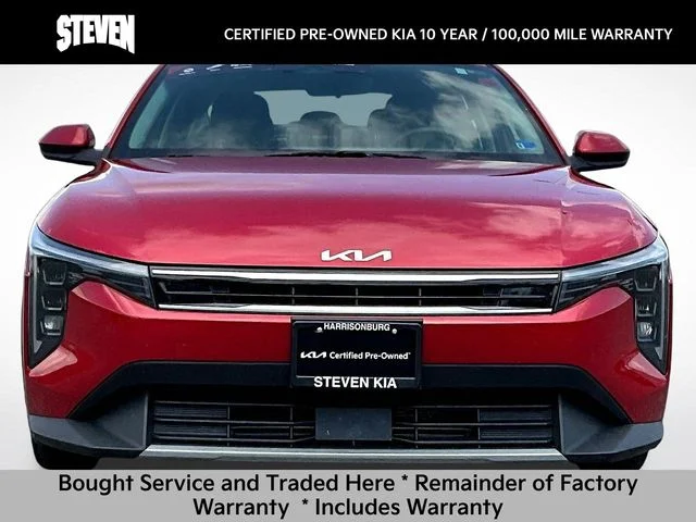 Certified Used 2025 Red Kia EX image 2