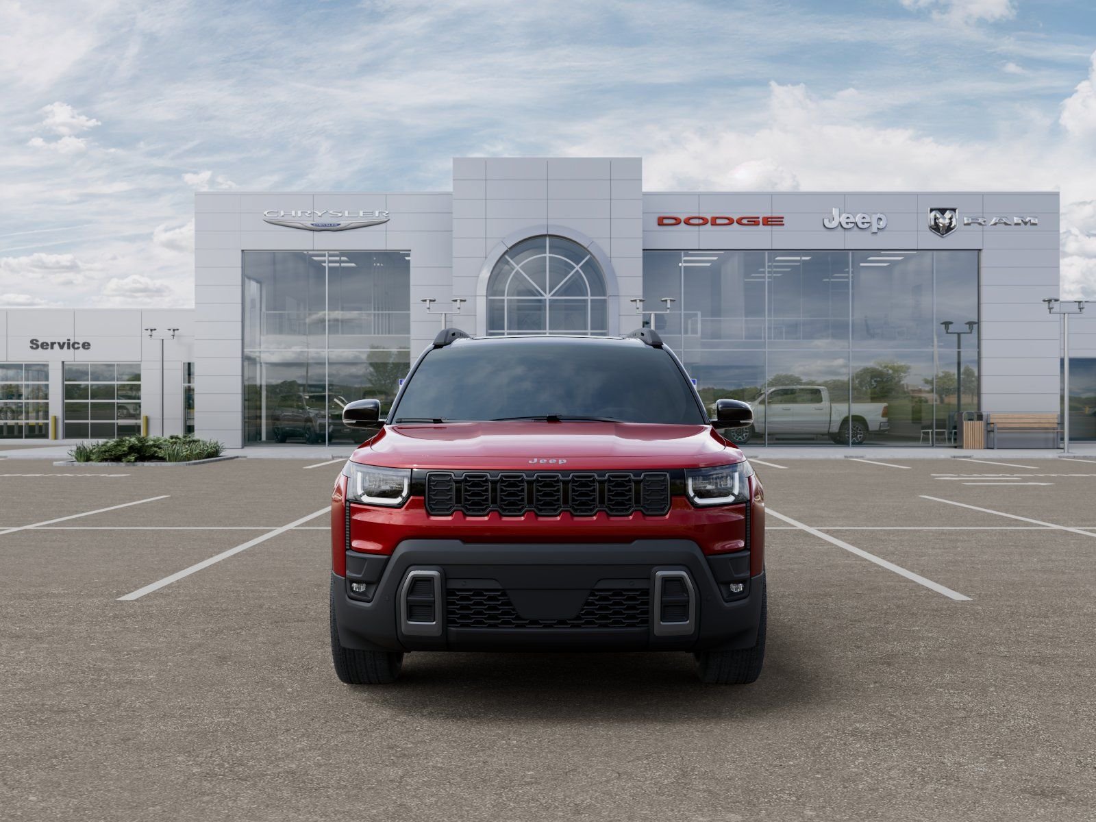 New 2026 Red Hot Pearl-Coat Exterior Paint Jeep Overland image 6